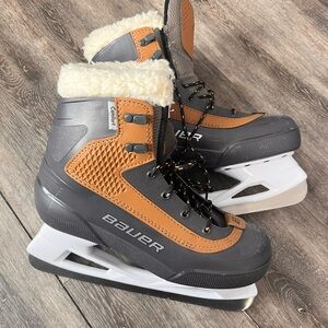 Bauer Black and Gray Whistler Ice Skates